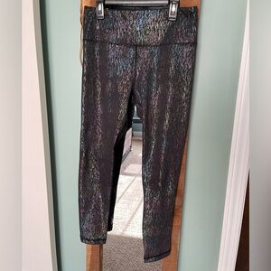 ZYIA Black Vertical Mirage Light n Tight Hi-rise 7/8 24" RC